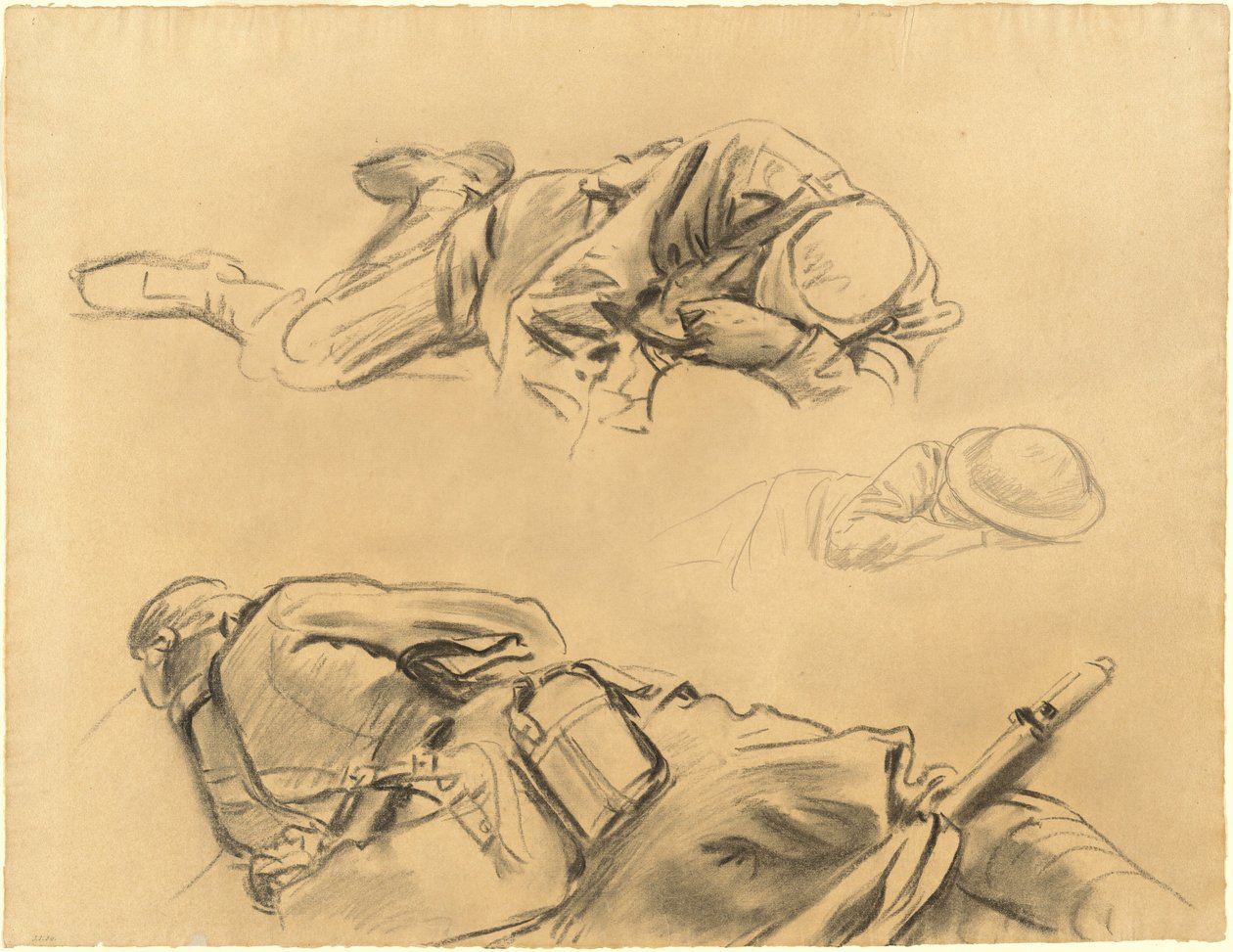 为加塞的研究，1918-1919。 作者 约翰·辛格·萨金特