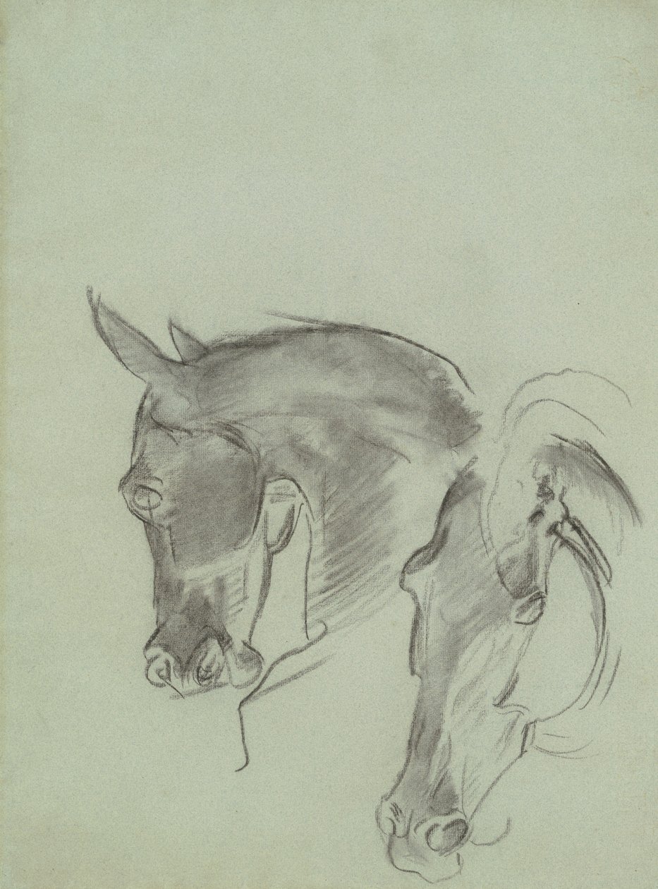 为《歌革和玛革的陷落》所作的研究，1903-1916。 作者 约翰·辛格·萨金特