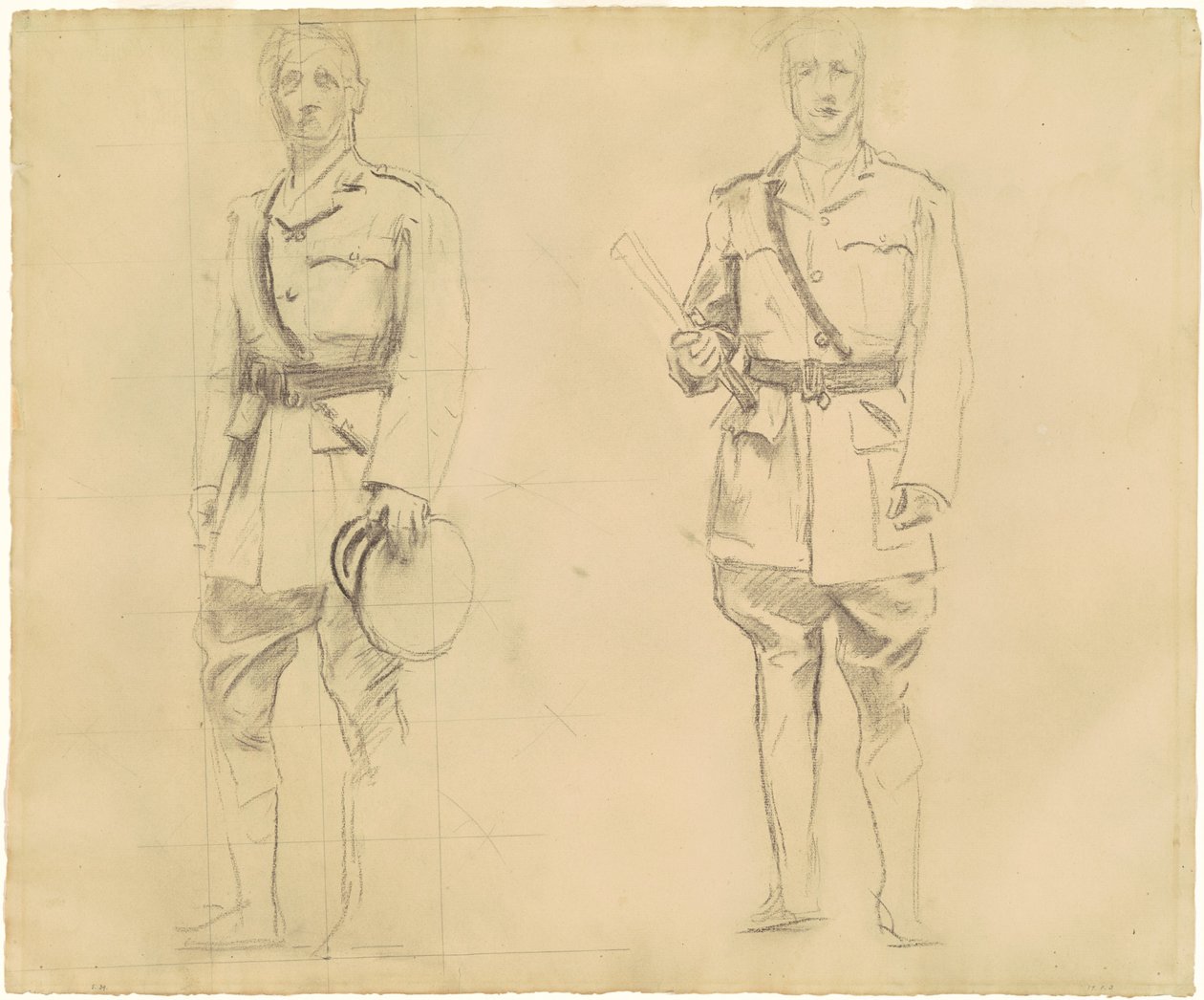 普卢默和海格将军对第一次世界大战的研究[直页]，1920-1922。 作者 约翰·辛格·萨金特