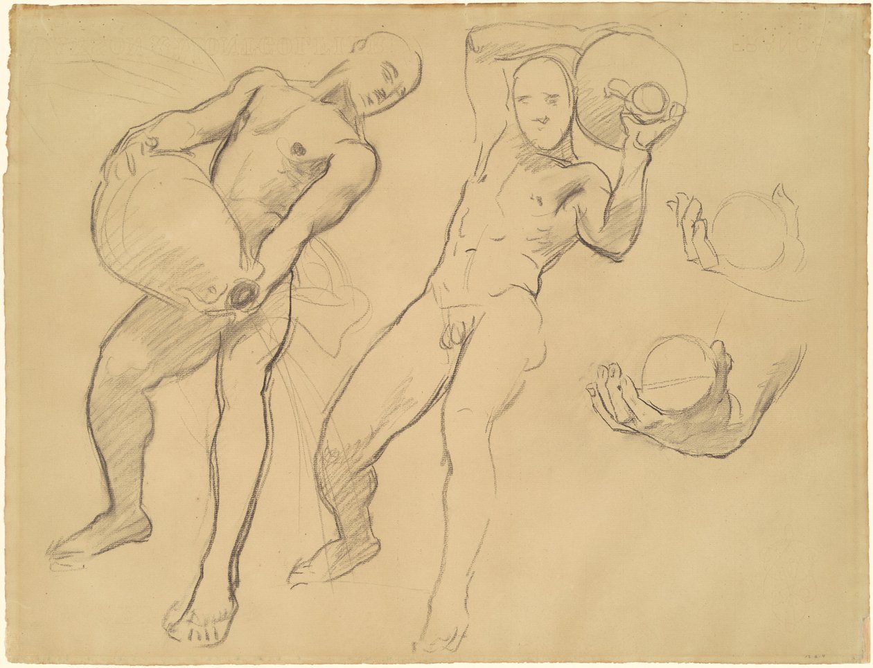 为《风》杂志所作的诺图斯研究，1922-1925。 作者 约翰·辛格·萨金特