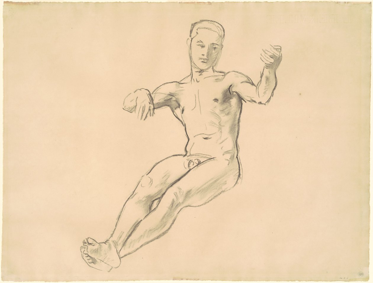 阿利翁的研究，1919-1920。 作者 约翰·辛格·萨金特