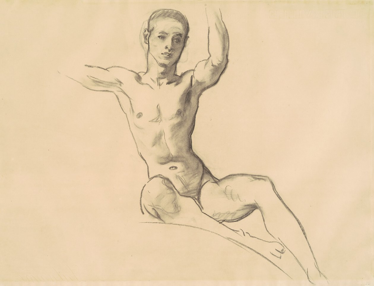 音乐之上的人物研究，1919-1920。 作者 约翰·辛格·萨金特