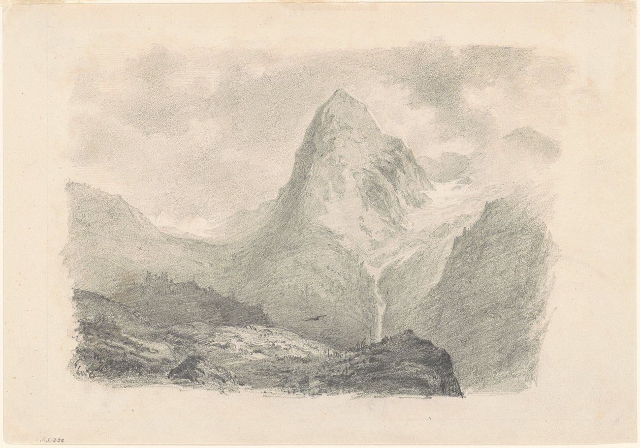 阿尔卑斯山[直页]，1868-1869。 作者 约翰·辛格·萨金特