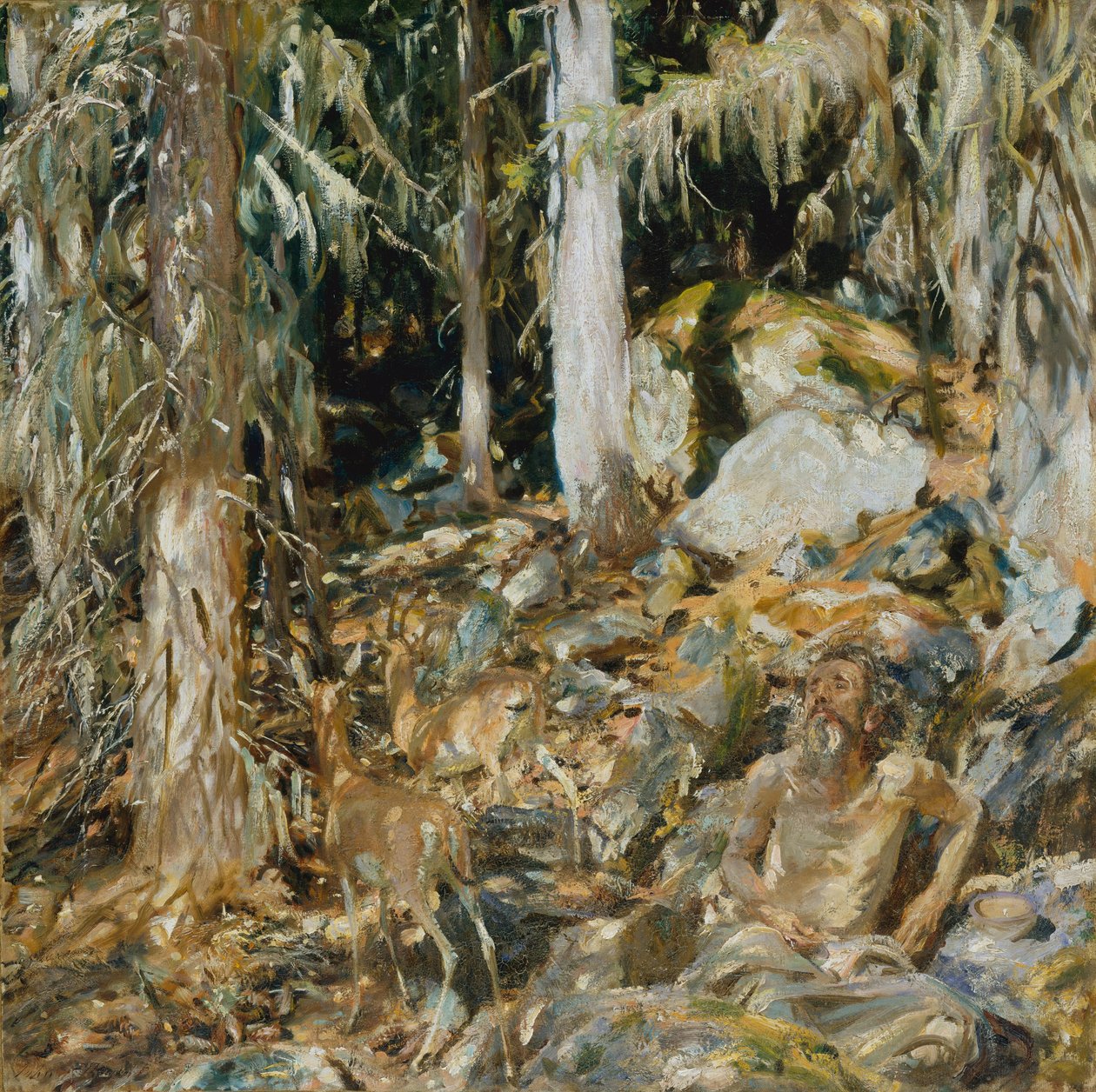 隐士，1908年 作者 约翰·辛格·萨金特