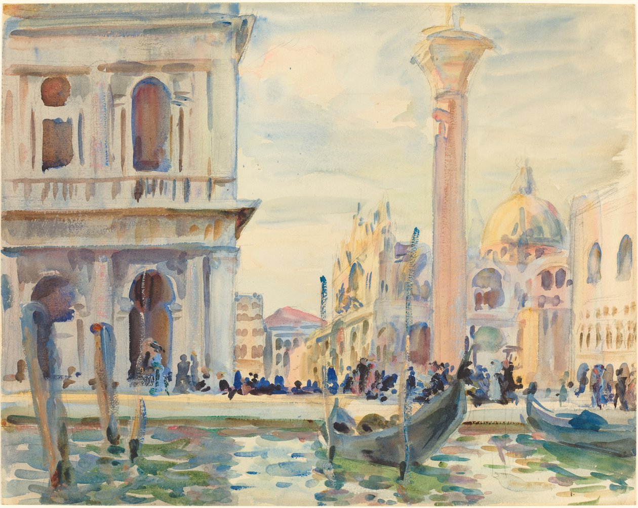 Piazzetta，约1911年。 作者 约翰·辛格·萨金特