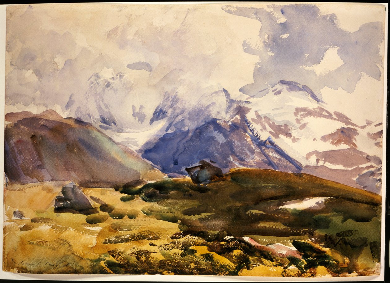 辛普龙，约1910年 作者 约翰·辛格·萨金特