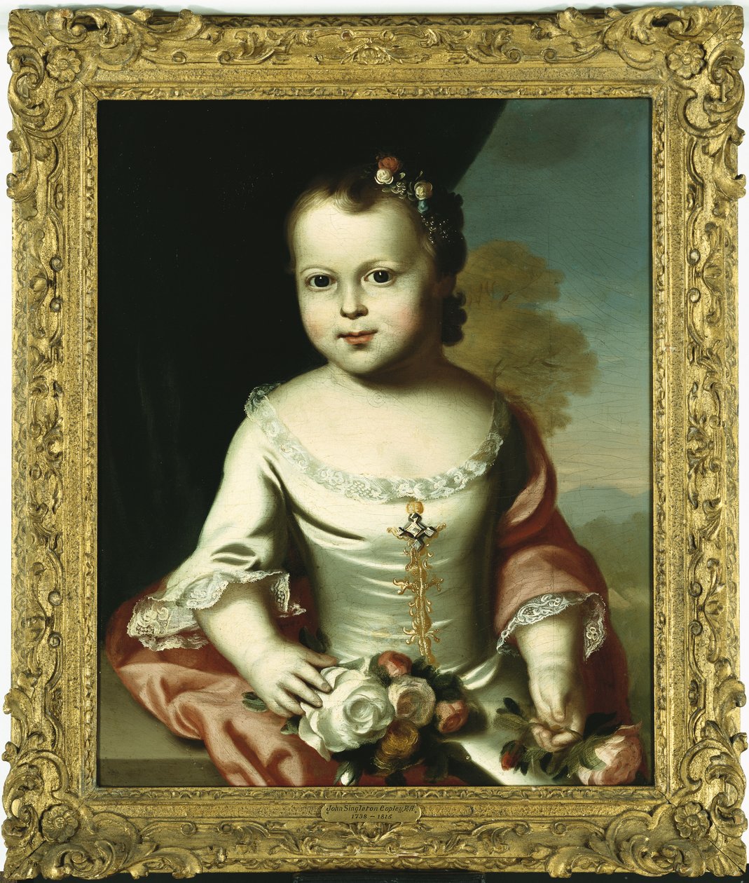 伊丽莎白·格林利夫（Elizabeth Greenleaf），c，1755-58年 作者 约翰·辛格尔顿·科普利