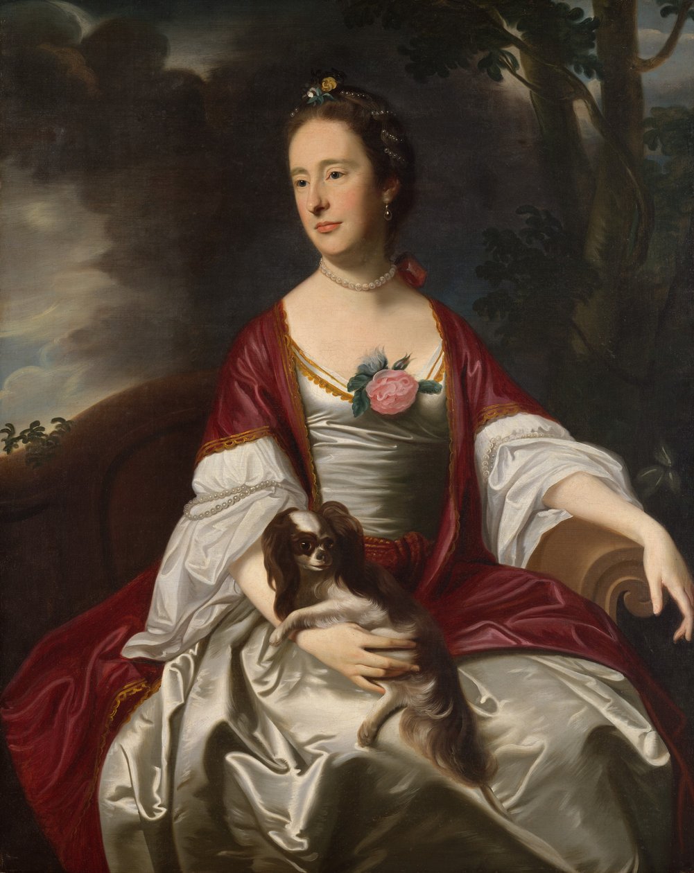 Jerathmael Bowers夫人，ca。 1763年。 作者 约翰·辛格尔顿·科普利