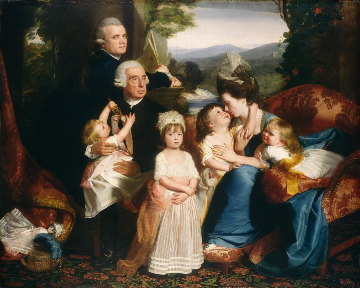 科普利家族，1776-1777。 作者 约翰·辛格尔顿·科普利