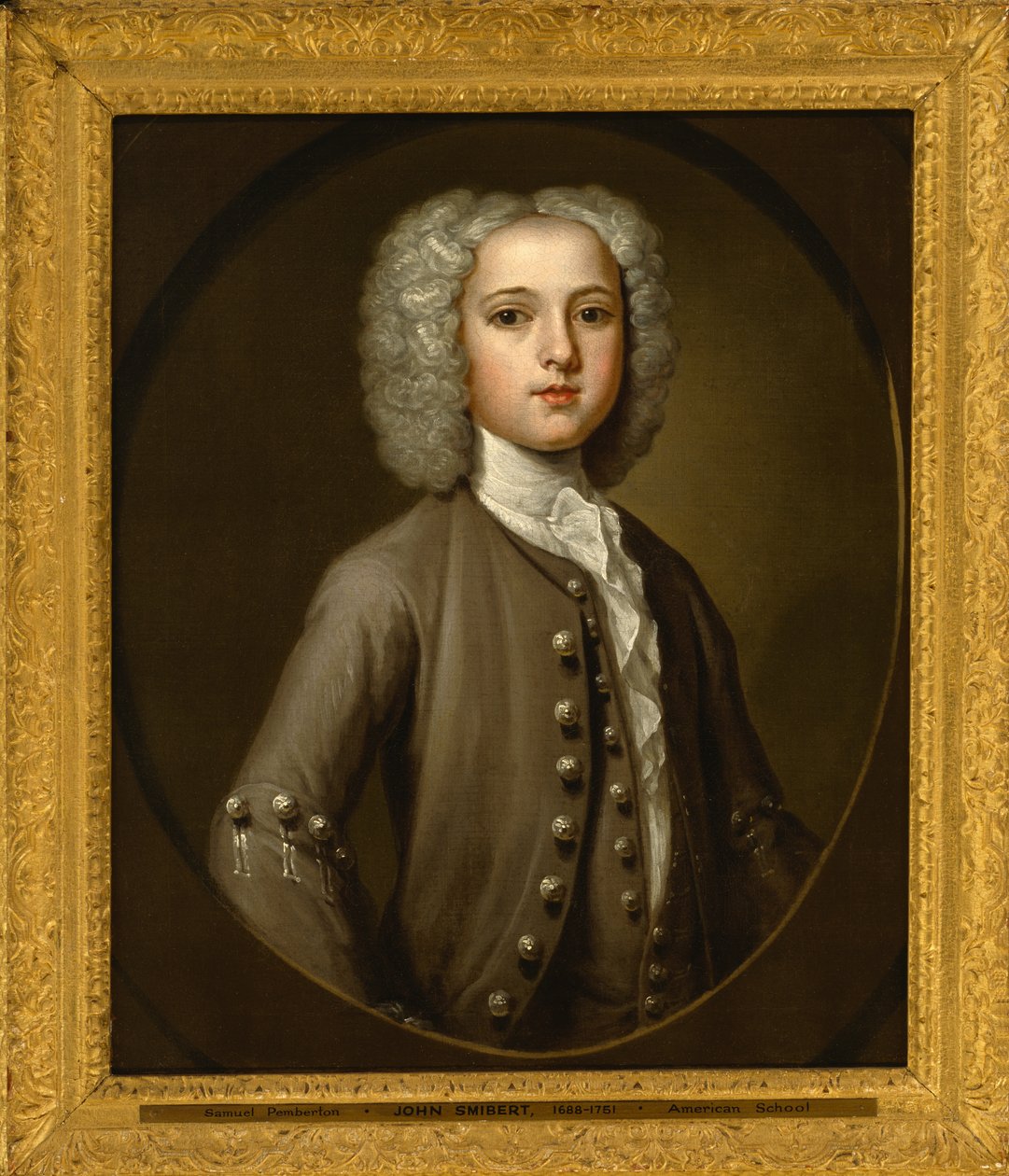 Samuel Pemberton的肖像，1734年 作者 约翰·史密伯特