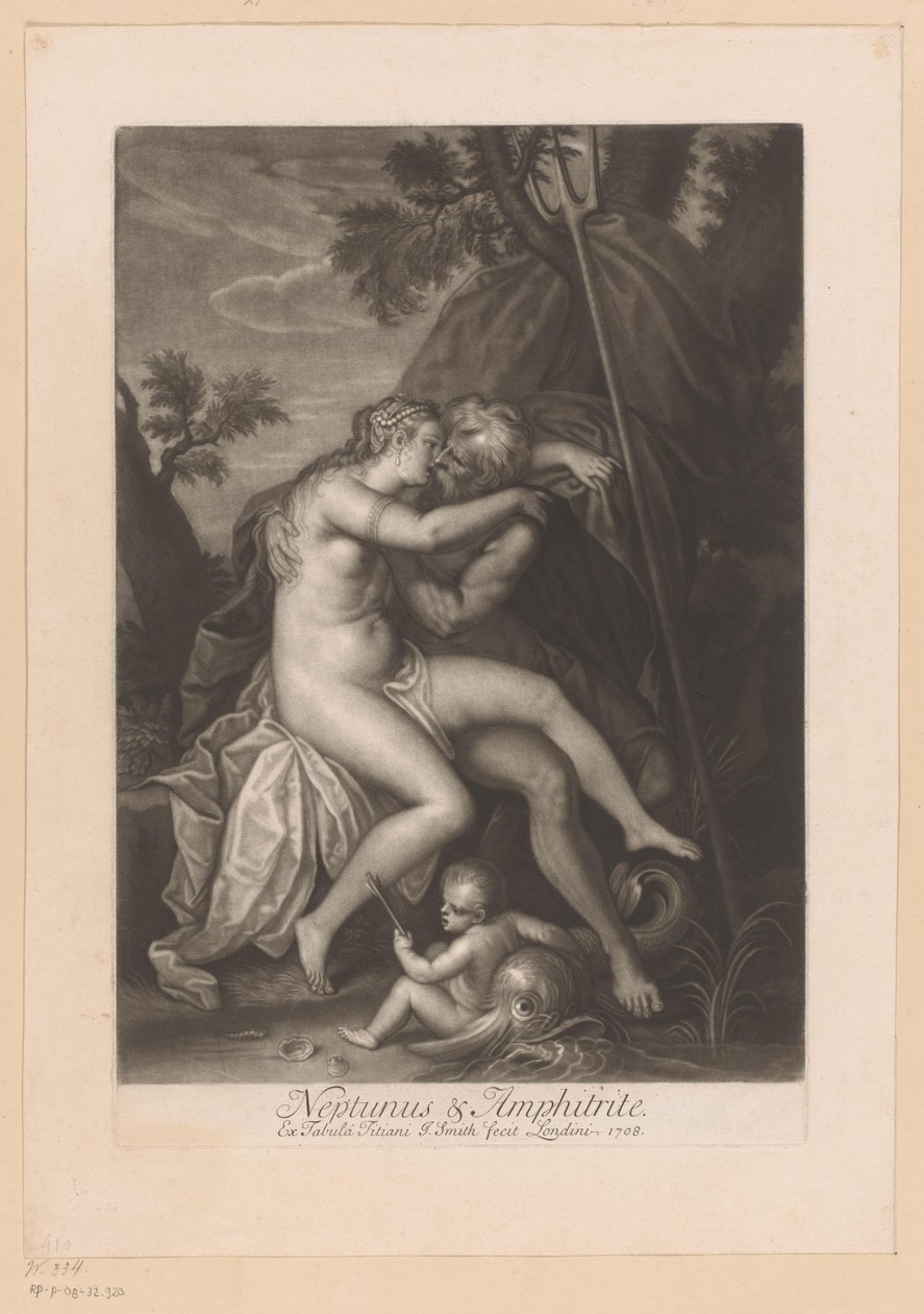 Neptunus en Amphitrite kussend
Neptunus  Amphitrite（物品上的标题）
众神之爱（系列标题）
众神之爱（系列标题） 作者 约翰·史密斯