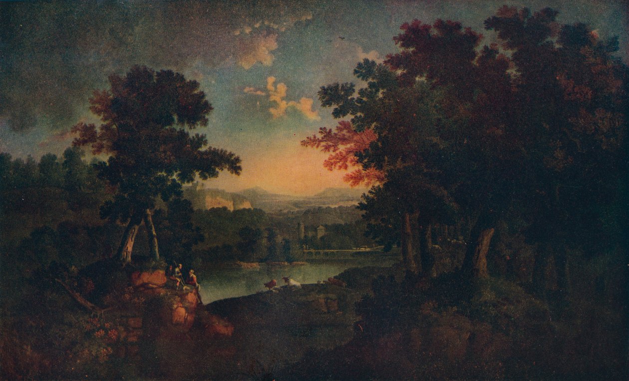 风景，c1750 作者 约翰史密斯 2