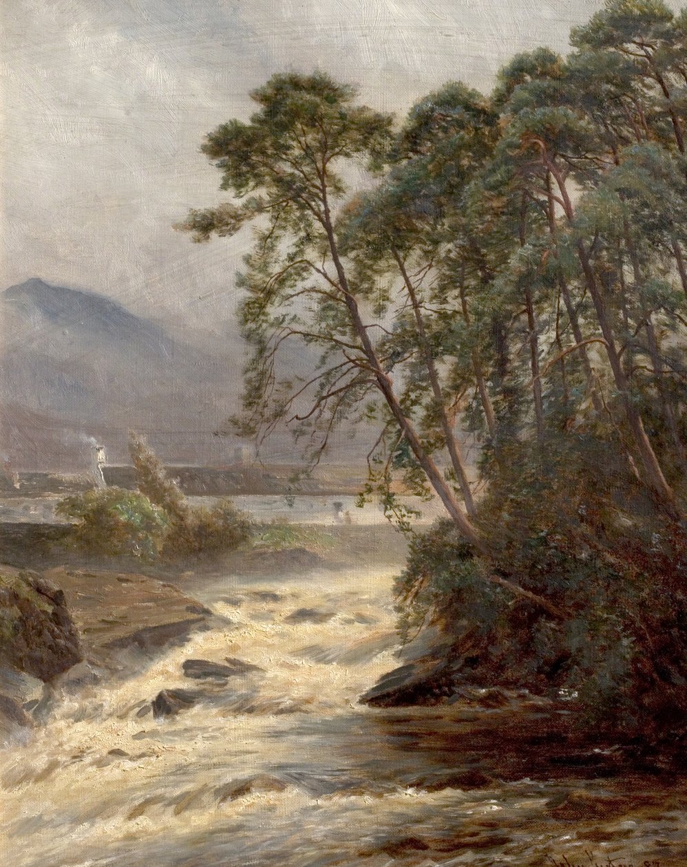 在Dockart，Killin，Perthshire，苏格兰，1887年 作者 约翰·苏提斯