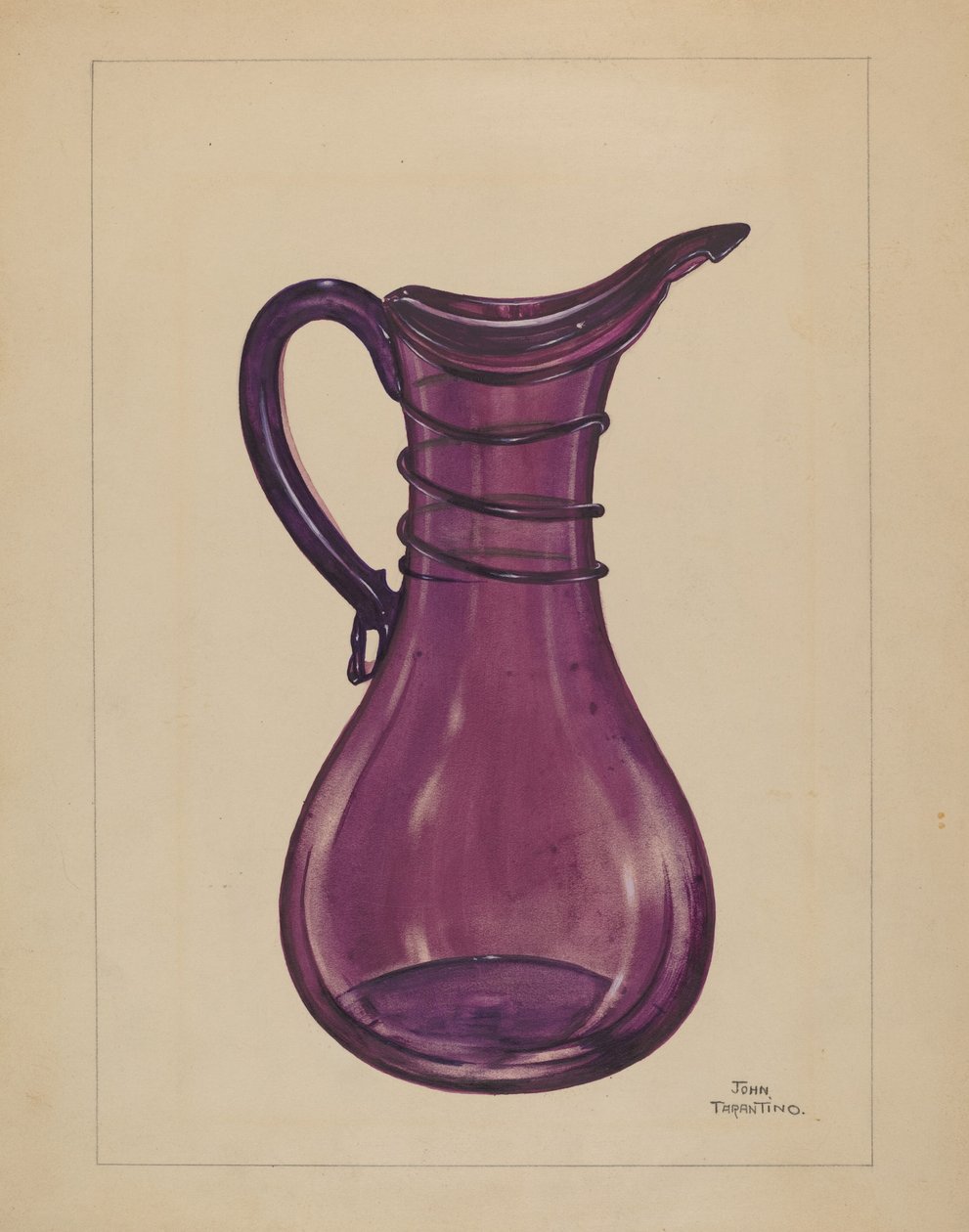 Cruet, c. 1936. 作者 约翰·塔伦蒂诺