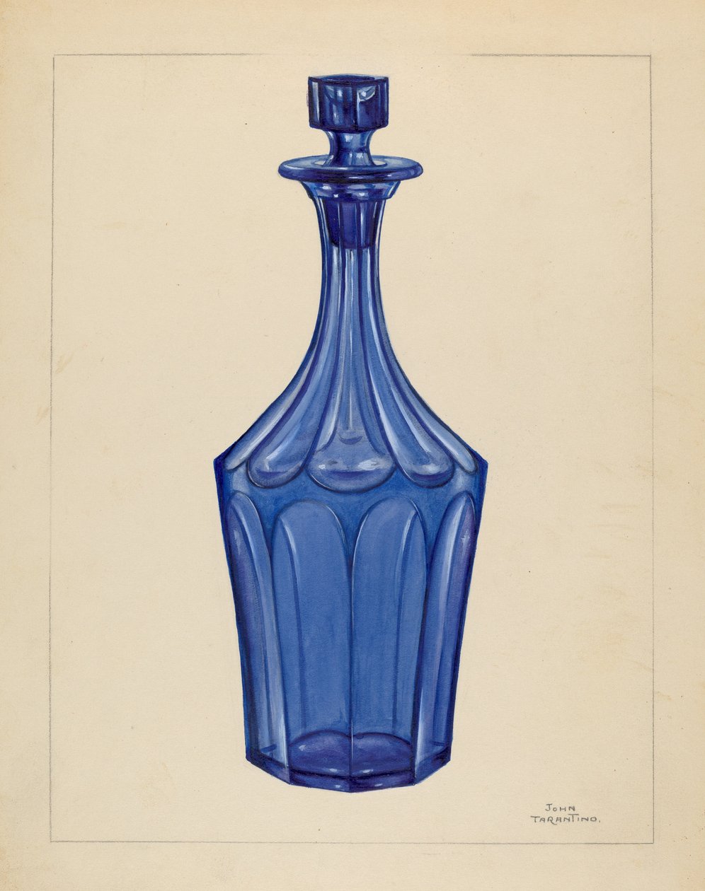 Decanter，约1936年。 作者 约翰·塔伦蒂诺