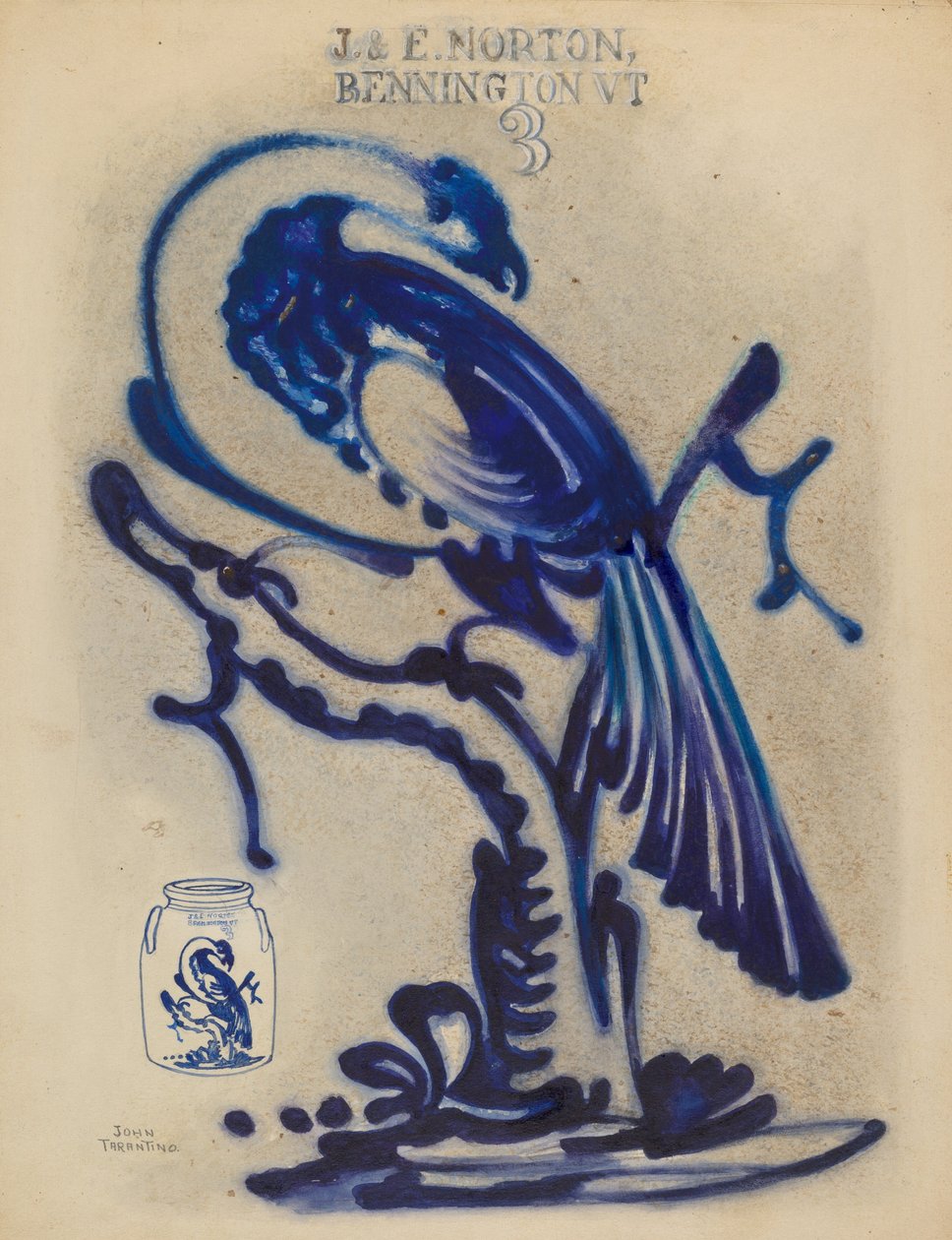 罐子，约1937年。 作者 约翰·塔伦蒂诺