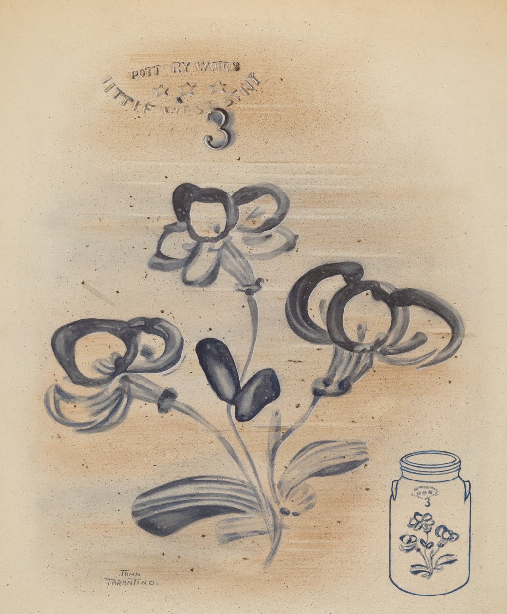 罐子，约1937年。 作者 约翰·塔伦蒂诺