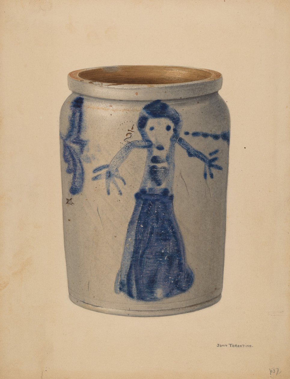 罐子，约1941年。 作者 约翰·塔伦蒂诺
