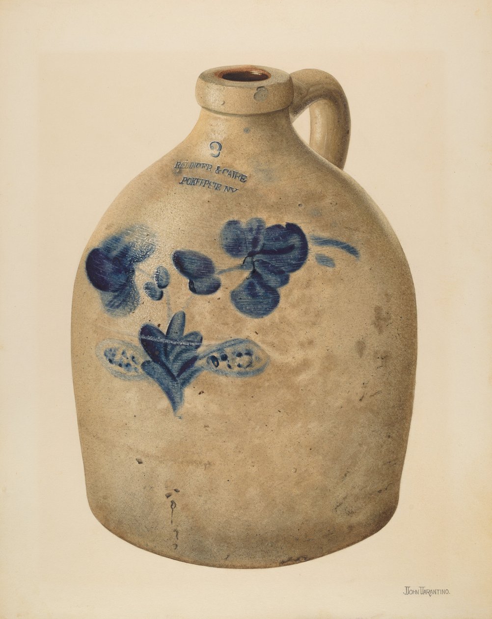 水壶，约1940年。 作者 约翰·塔伦蒂诺