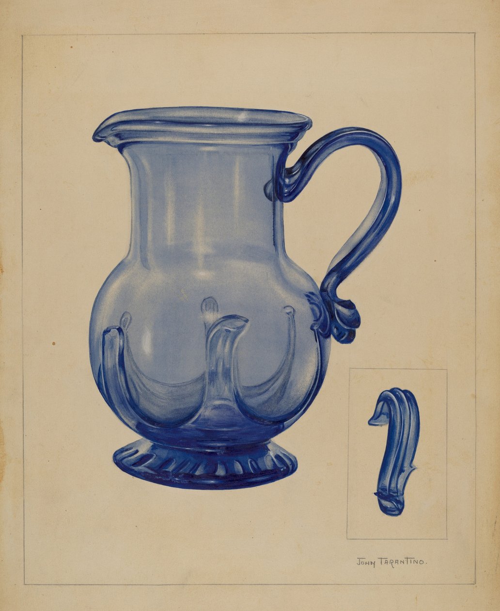 投壶，约1936年。 作者 约翰·塔伦蒂诺