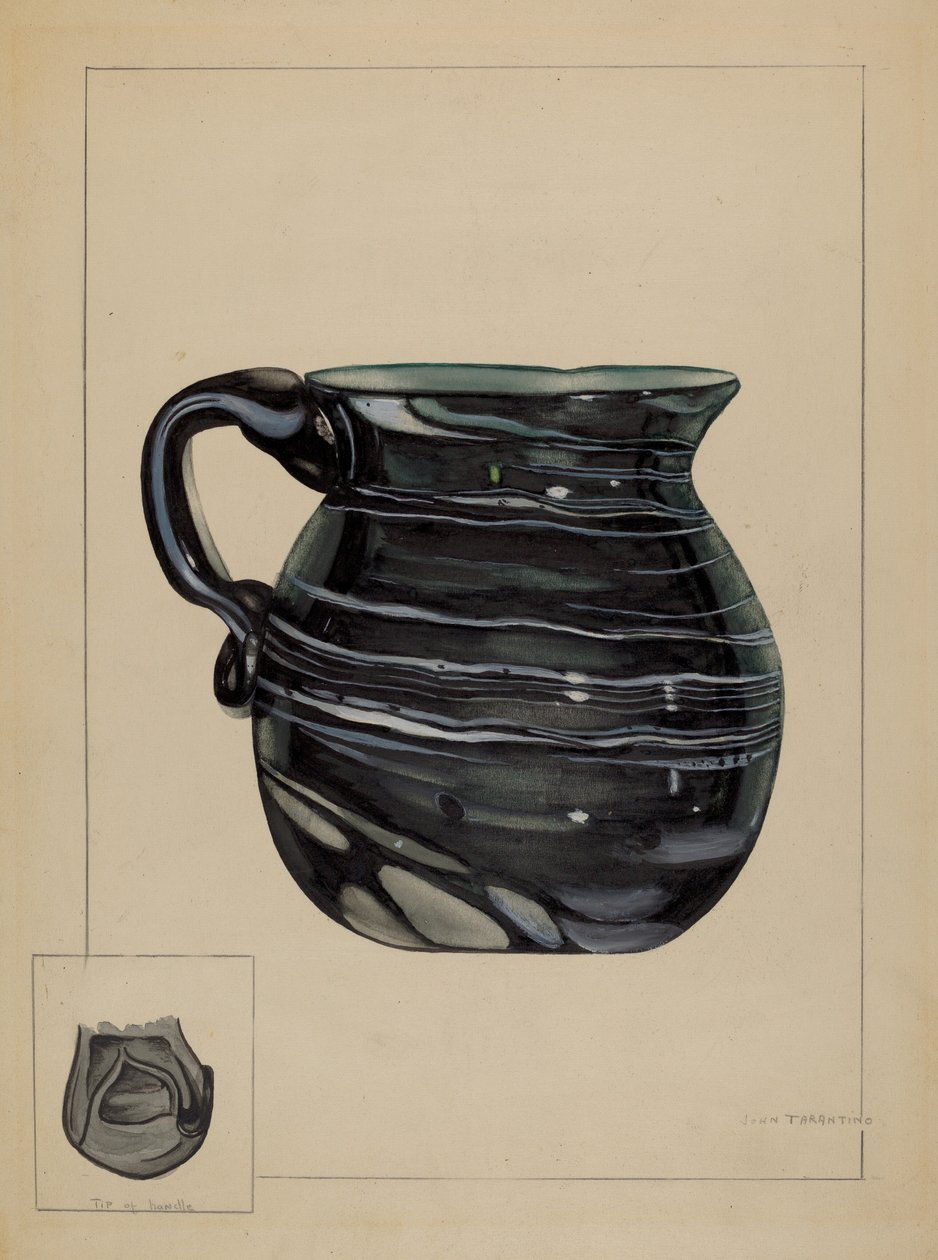 投壶，约1936年。 作者 约翰·塔伦蒂诺
