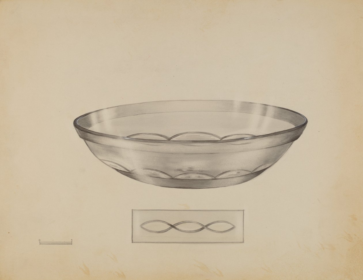 浅盘，约1936年。 作者 约翰·塔伦蒂诺