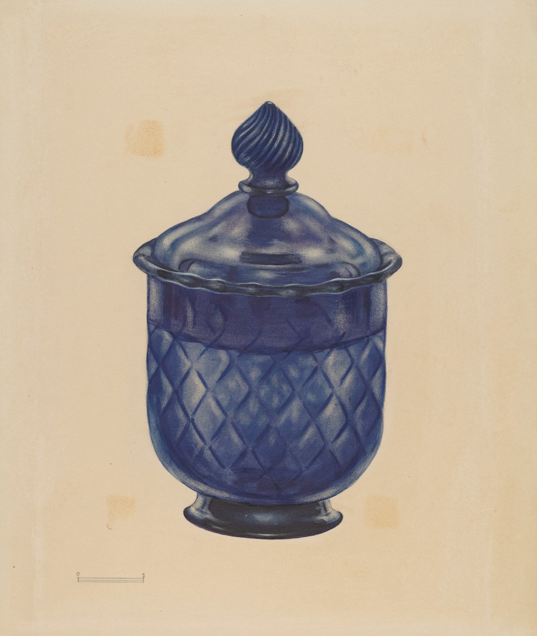 糖碗，约1940年。 作者 约翰·塔伦蒂诺