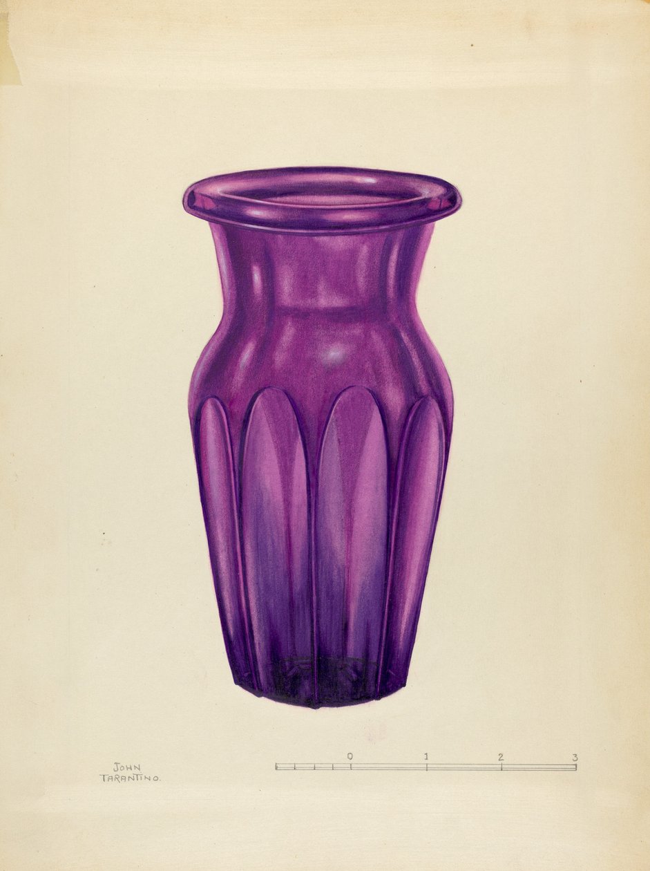 花瓶，约1940年。 作者 约翰·塔伦蒂诺