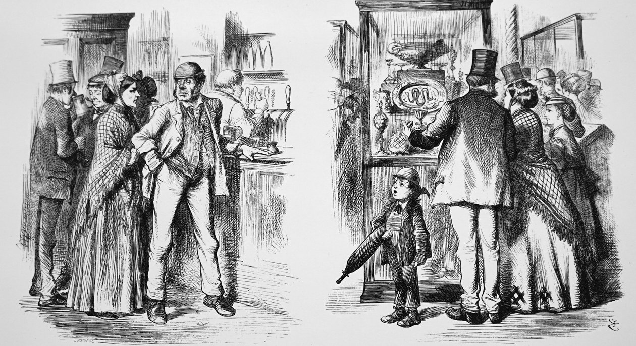 Cartoon by John Tenniel 作者 约翰·坦尼尔