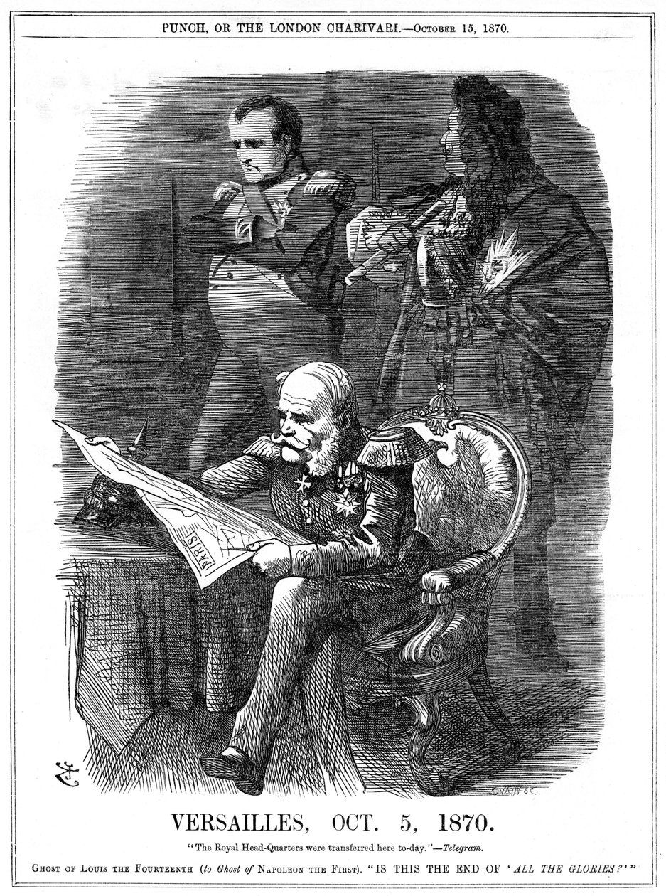 Franco-Prussian War 1870-1871: Shades of Louis XIV and Napoleon I lamenting the fading of France