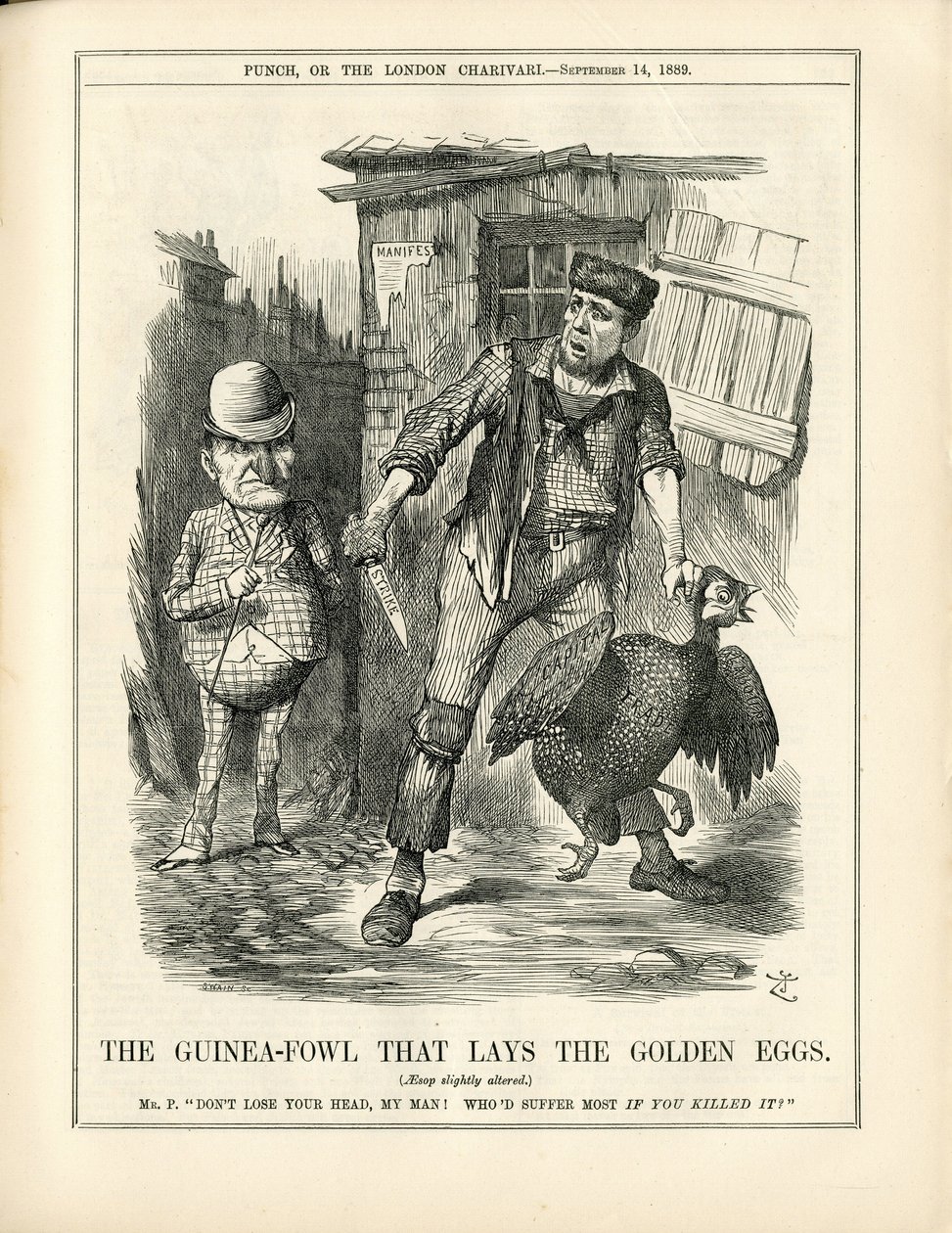 约翰-坦尼尔（John Tenniel）（1820-1914）在Punch上的插图 作者 约翰·坦尼尔