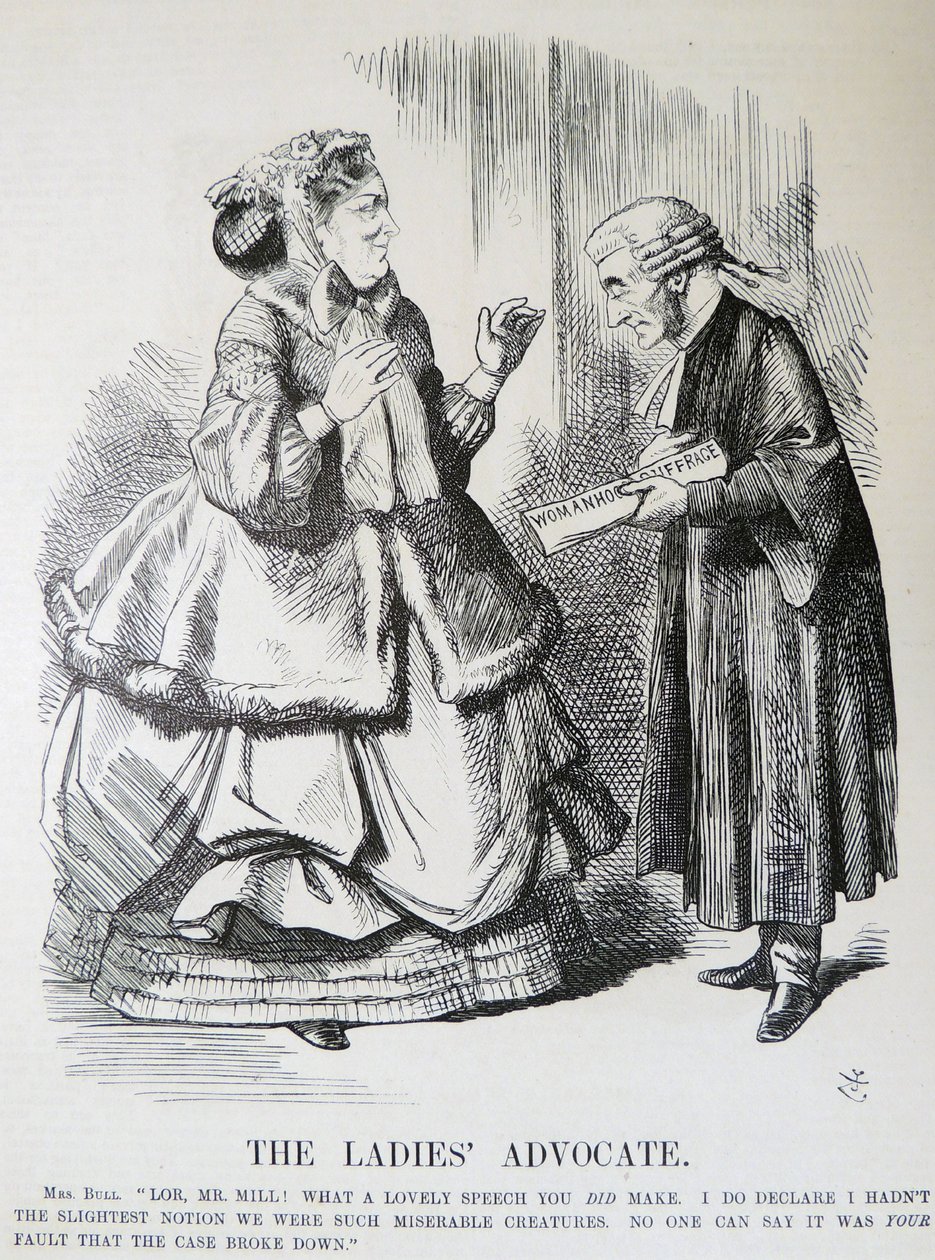 John Stuart Mill 作者 约翰·坦尼尔