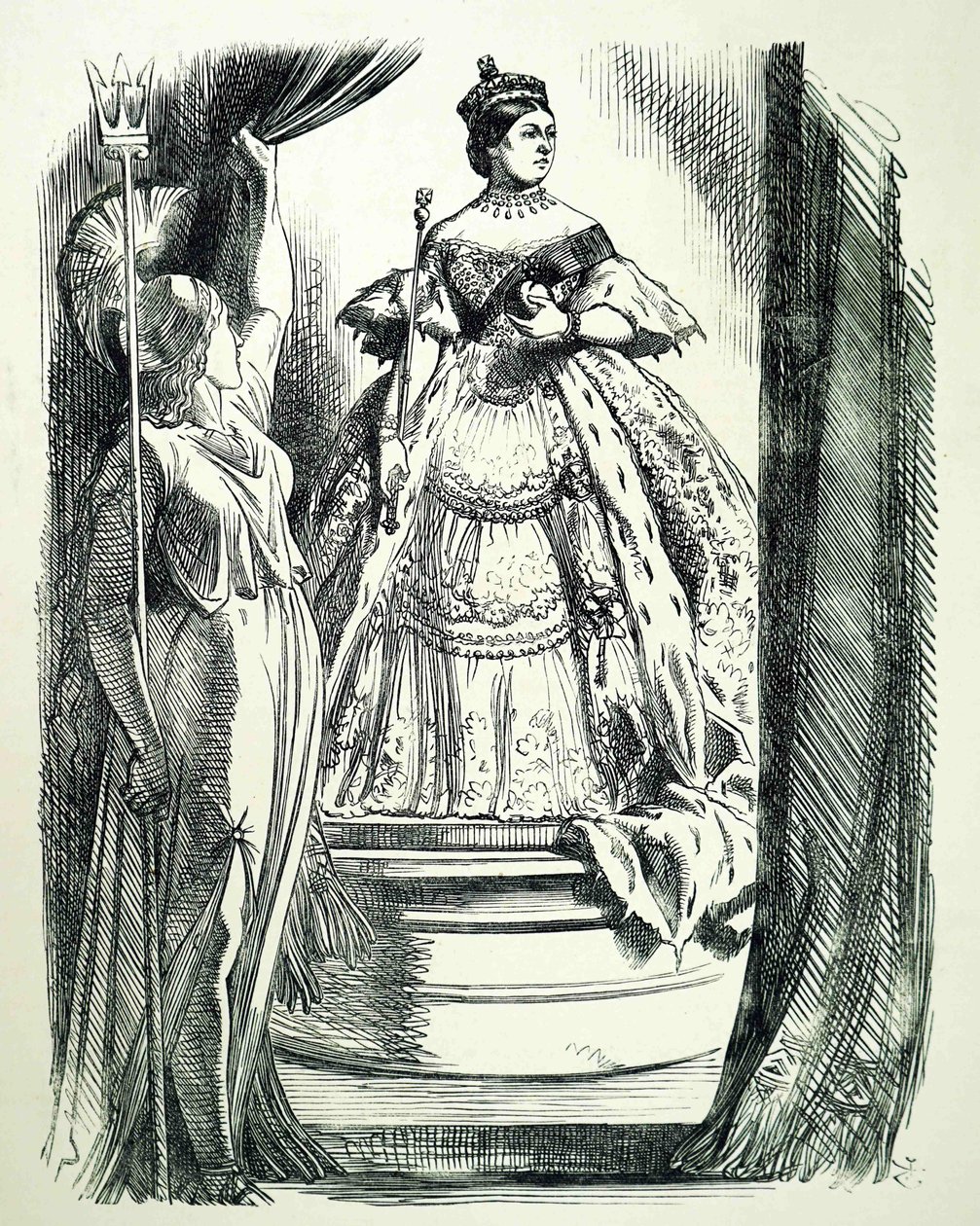 Queen Victoria. 作者 约翰·坦尼尔