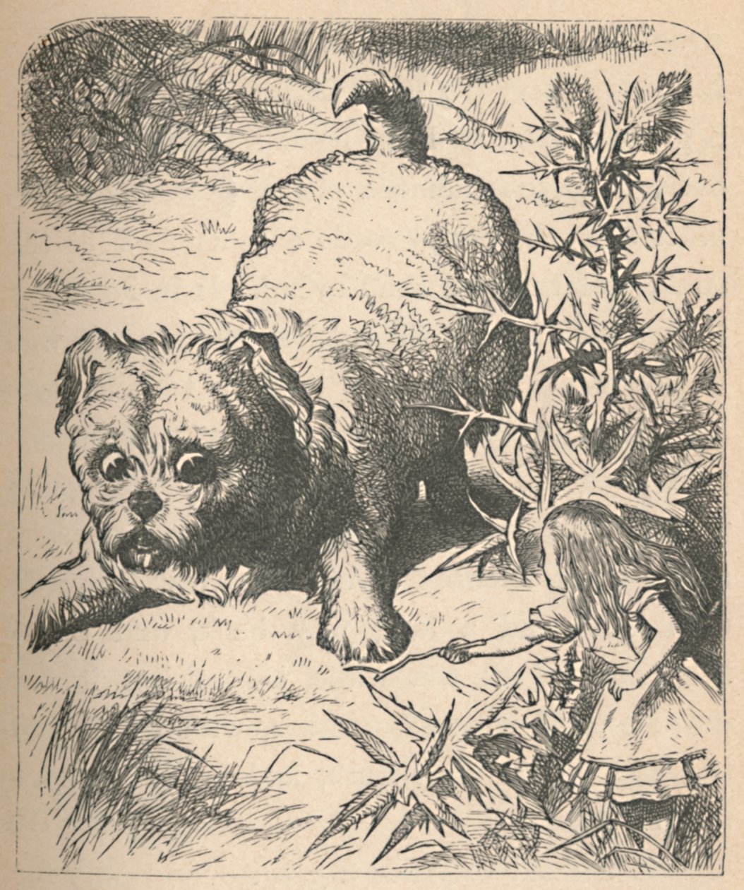 巨型小狗，1889年 作者 约翰·坦尼尔