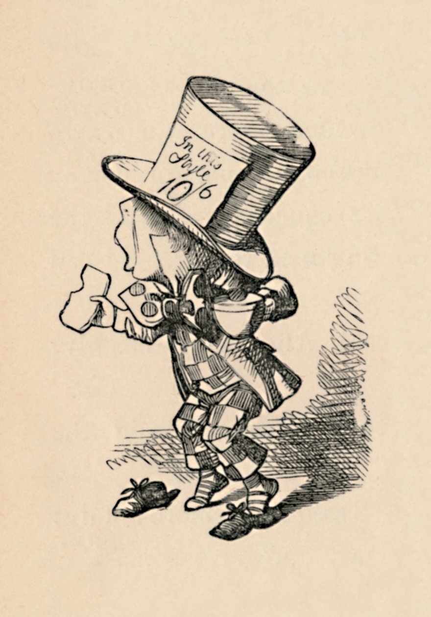 法庭上的疯帽匠，1889年 作者 约翰·坦尼尔