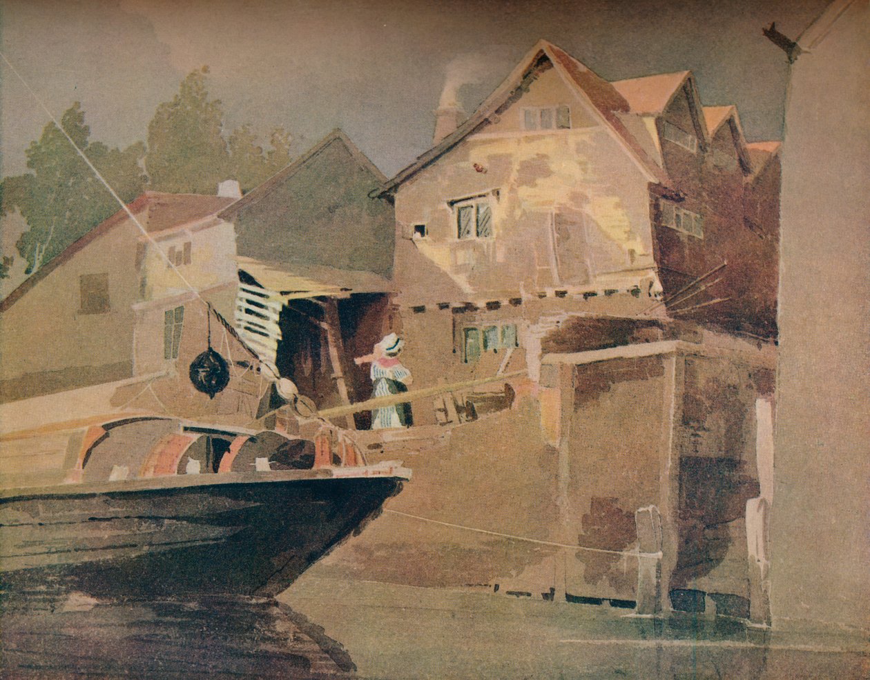 诺威奇国王街河，c1800 作者 约翰·瑟特尔