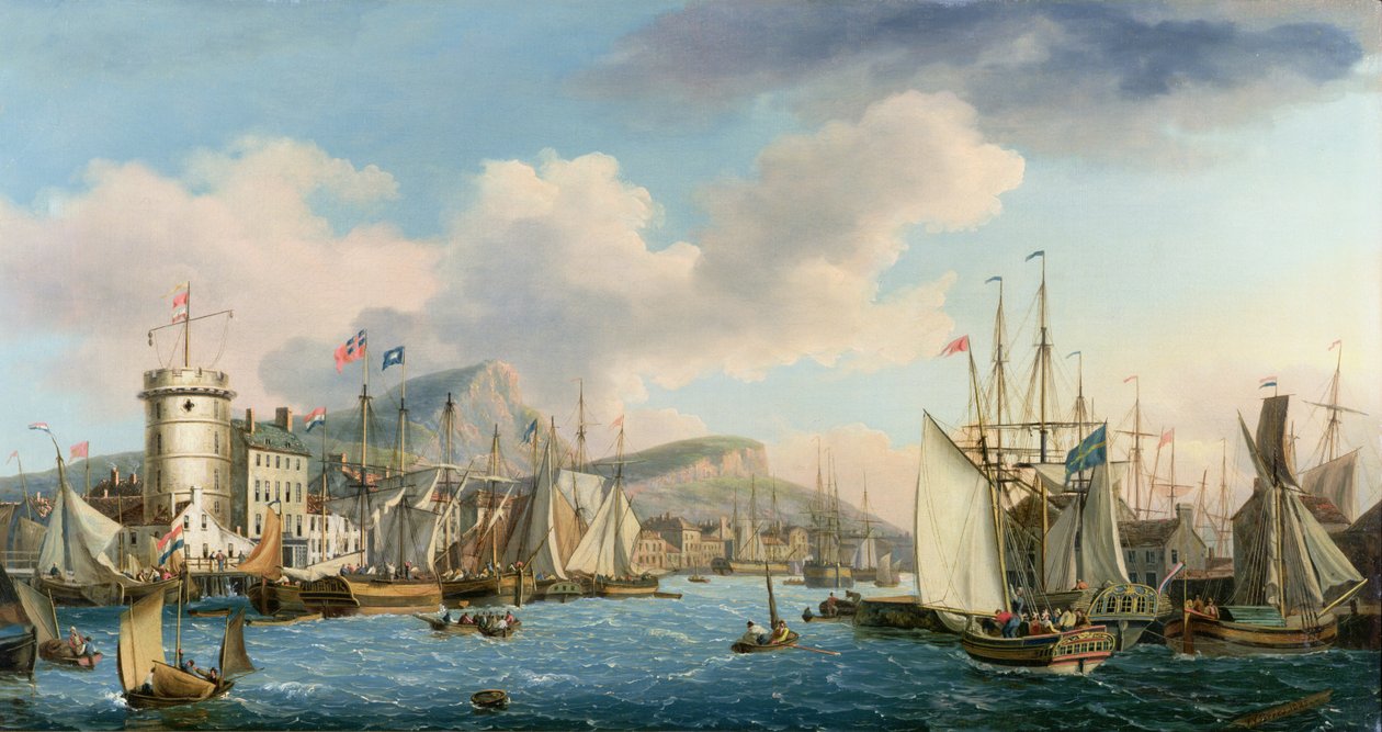 利斯港，1825年 作者 约翰·托马斯·塞雷斯