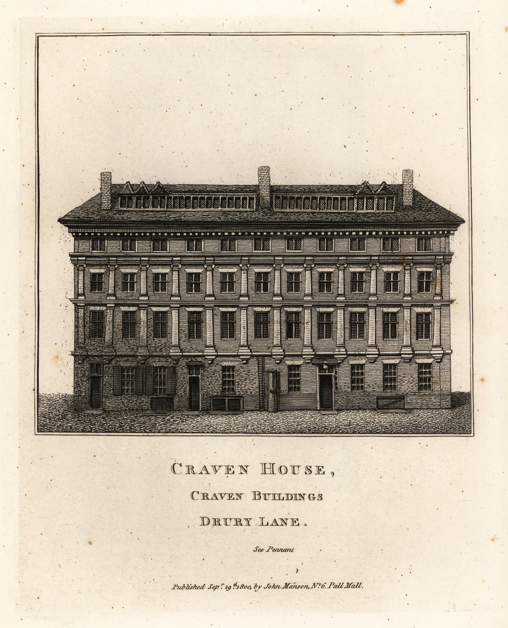 Craven House, Craven Buildings, Drury Lane, London 作者 约翰·托马斯·史密斯