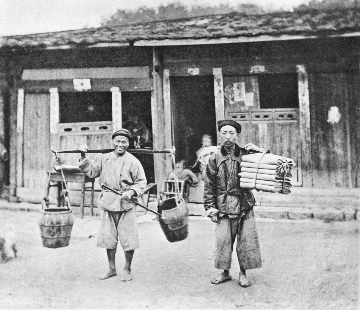 中国小贩，1870年 作者 约翰汤姆森