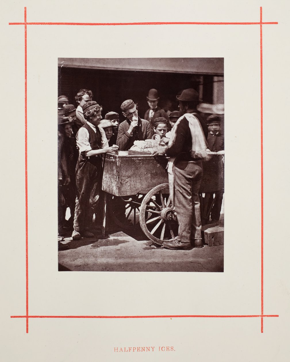 Halfpenny Ices, 1877年。 作者 约翰汤姆森