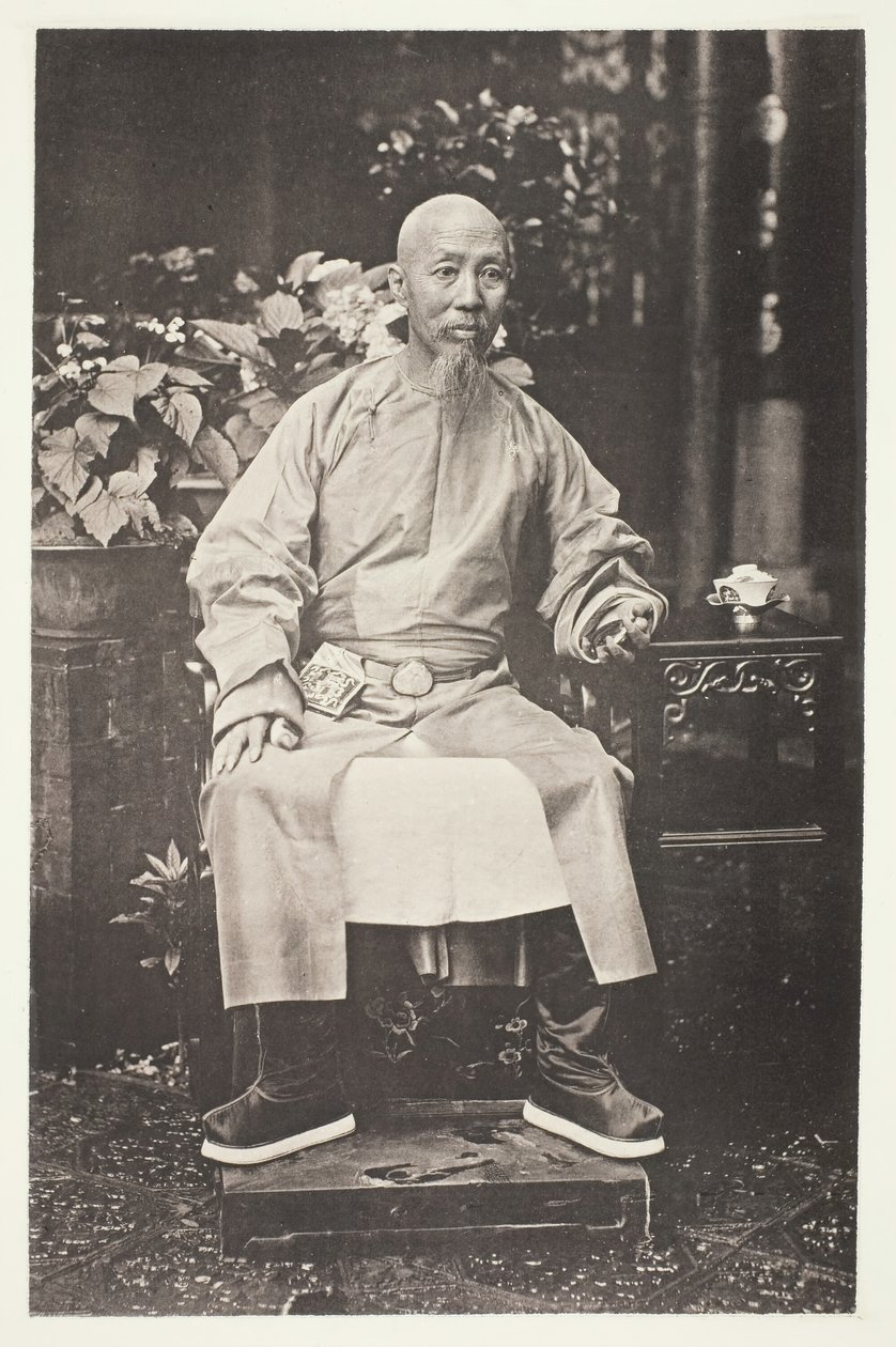 朱瑞麟，两广总督，约1868年。 作者 约翰汤姆森