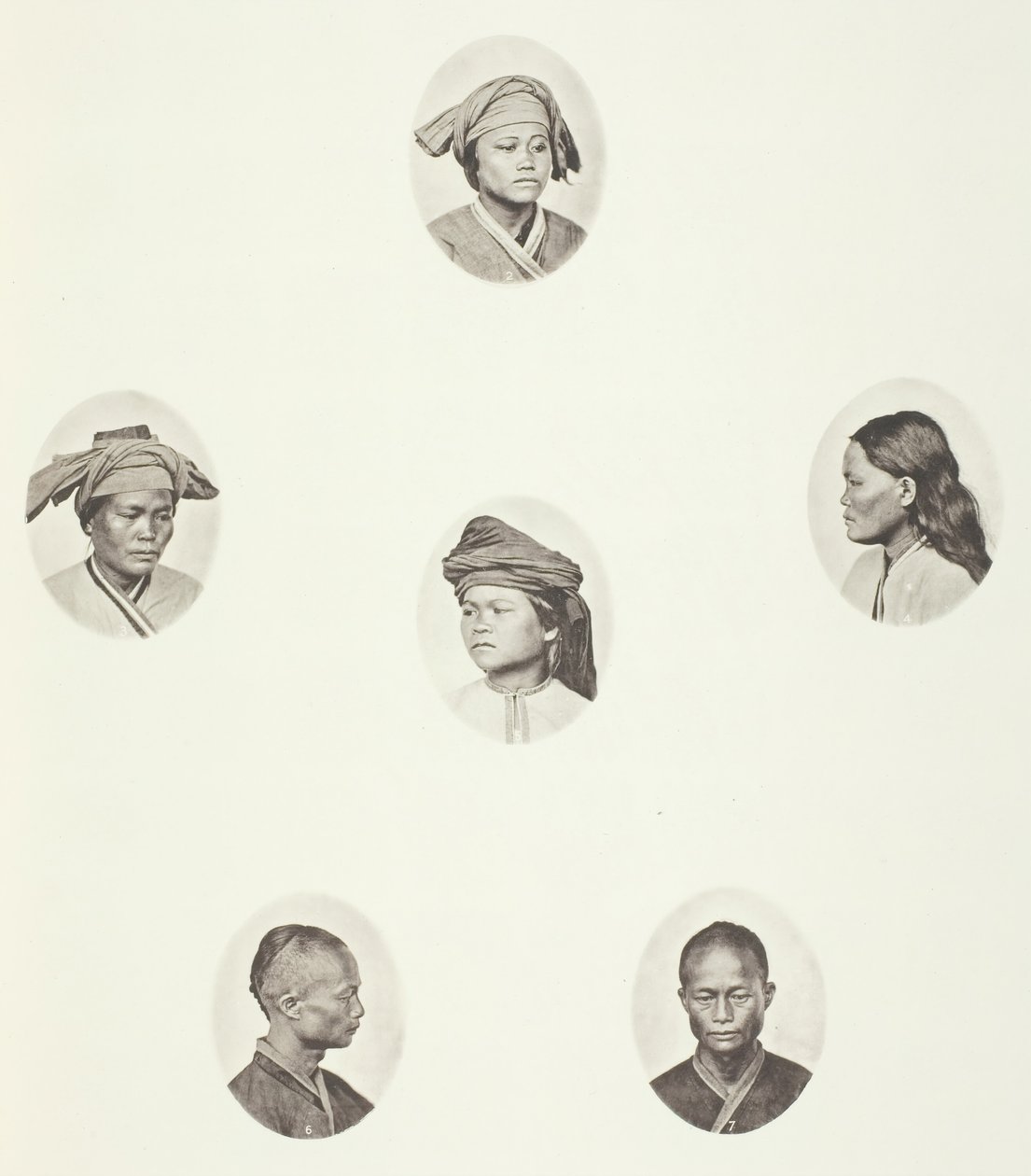 Pepohoan Female Head, Pepohoan Female Head, Pepohoan Female Head, Pepohoan Female..., c. 1868. 作者 约翰汤姆森