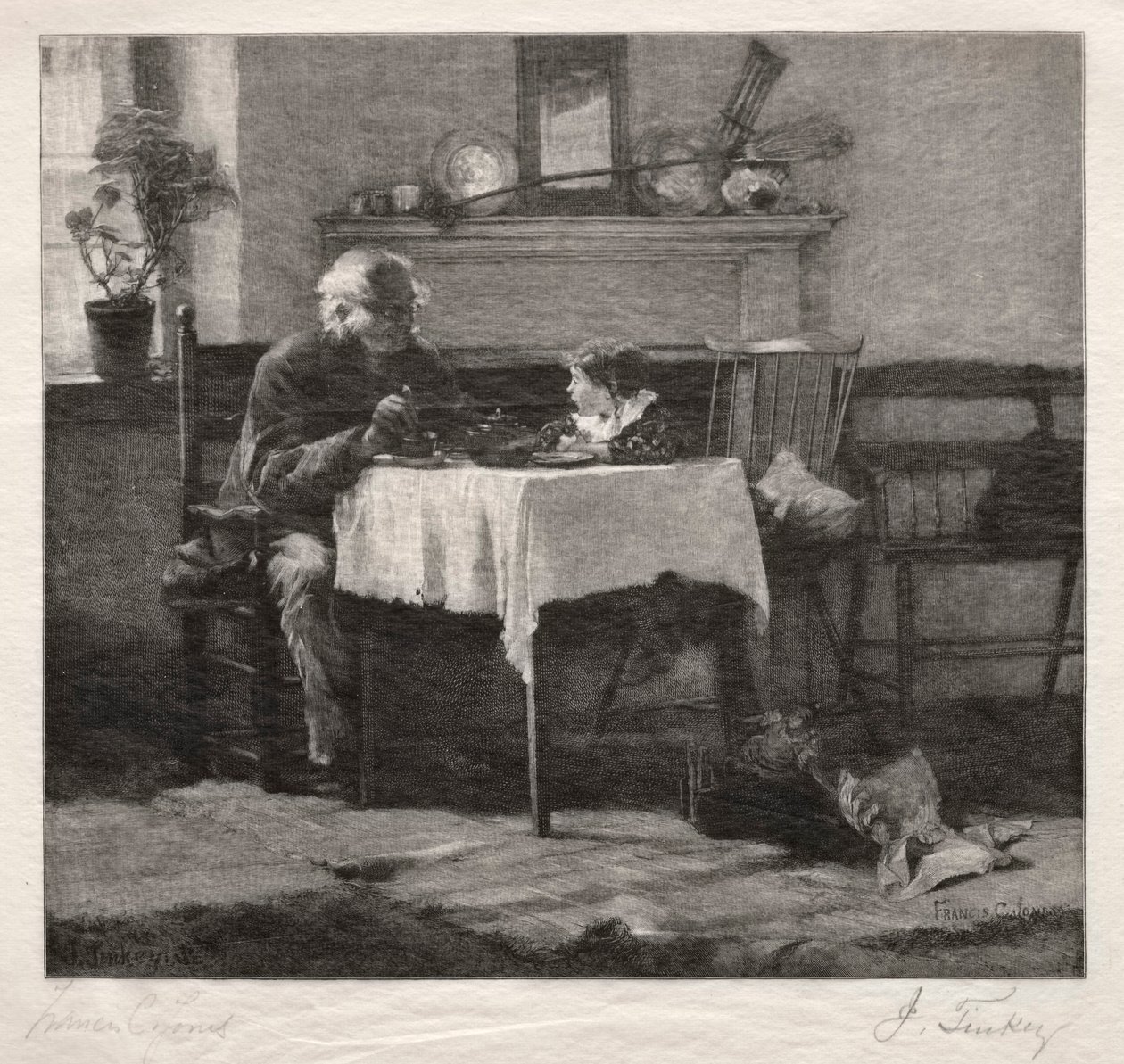 交换信任，1887年。 作者 约翰·廷基