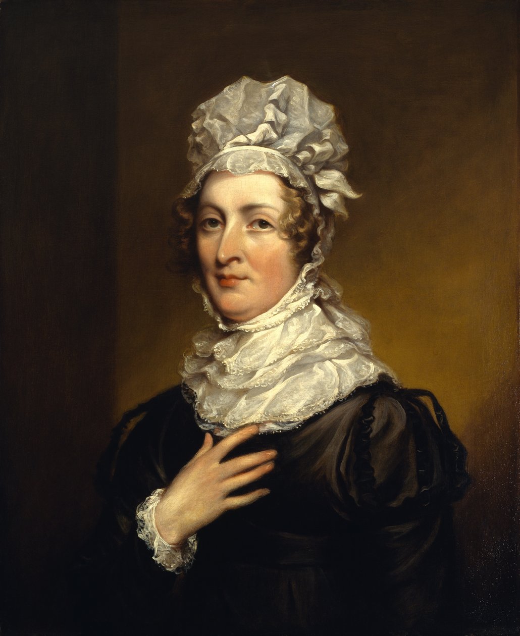 John Trumbull夫人的肖像，即Sarah Hope Harvey（1774-1824）1820-23 作者 约翰·特伦布尔