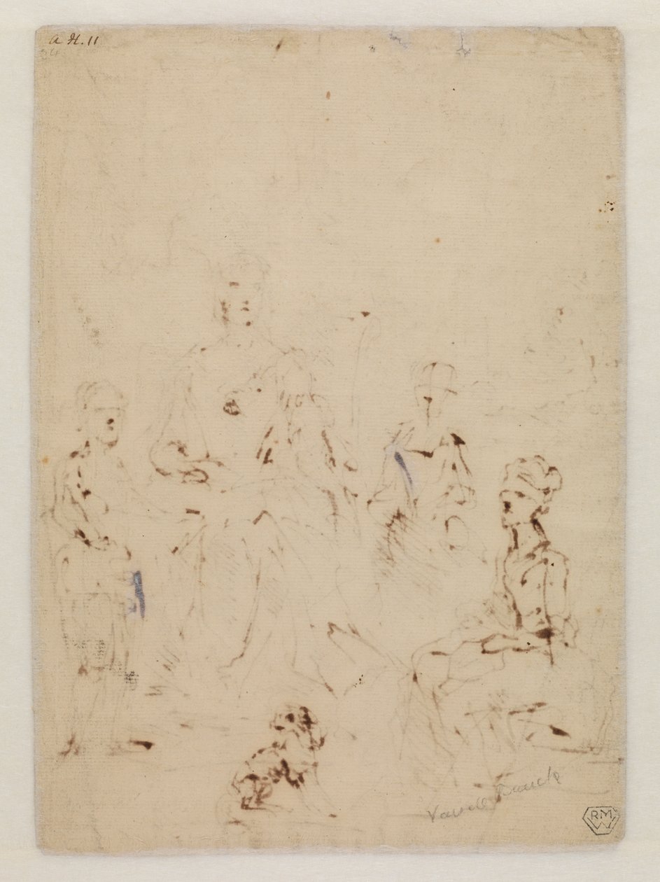 素描全家福，反之， 作者 约翰·范德班克