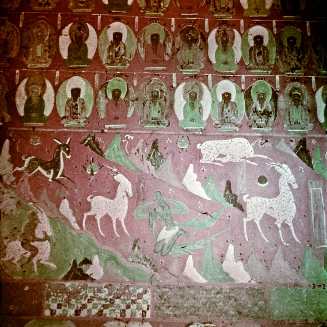 中国敦煌石窟，照片 1231/6 (79)（照片） 作者 约翰·文森特