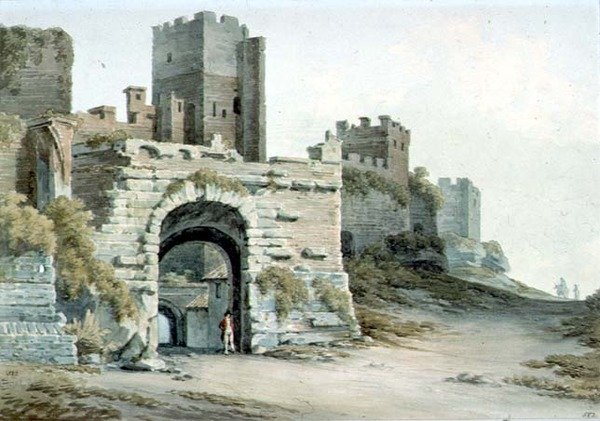 Porta Tiburtina（现在Porta di San Lorenzo），罗马，在里面看见 作者 约翰·沃威克·史密斯