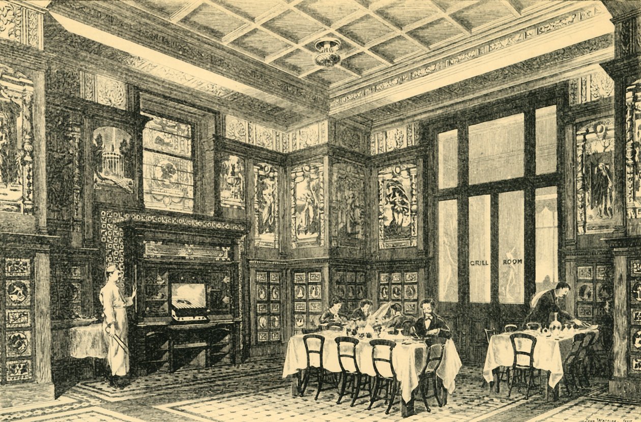 东餐厅或烧烤室，建于1860年代，1881年。 作者 约翰·沃特金斯