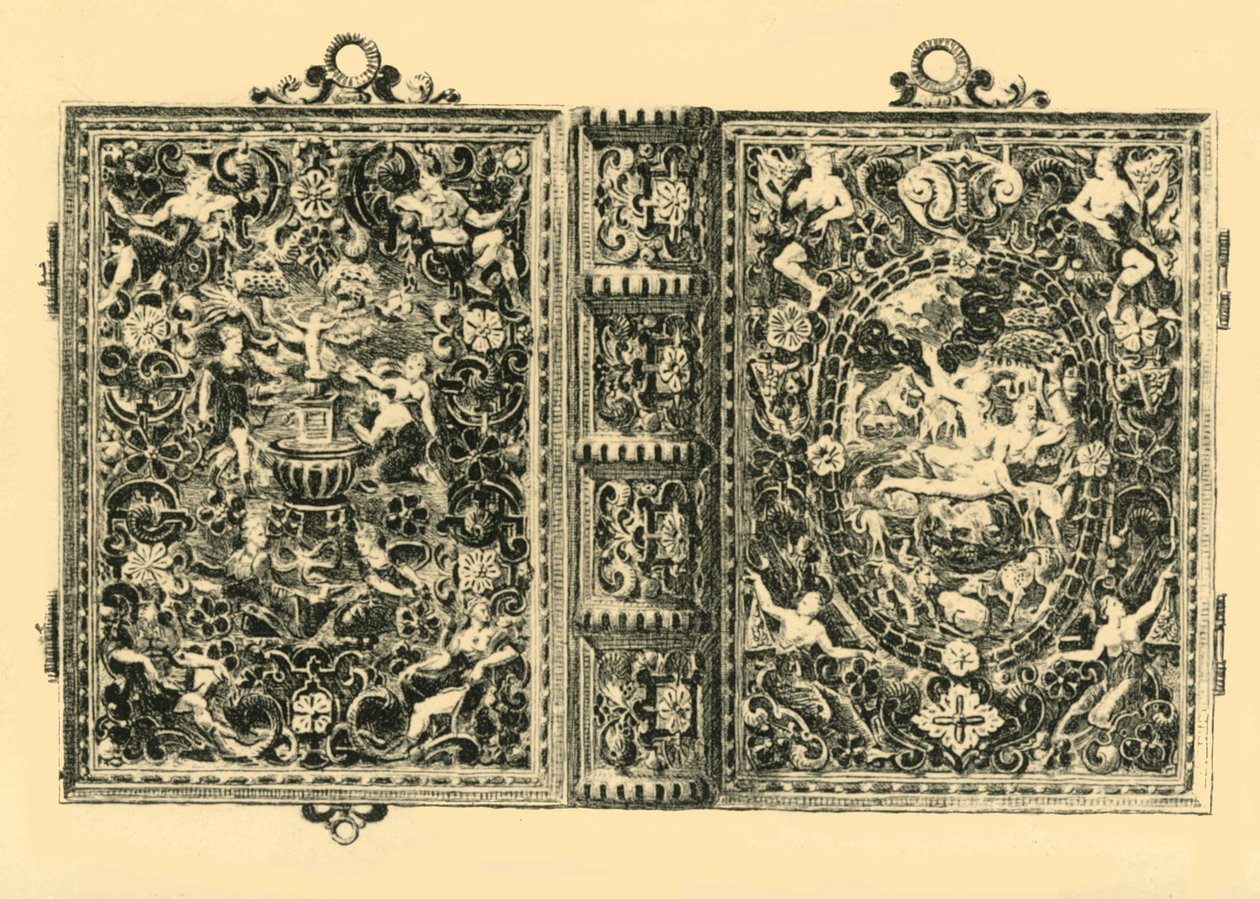 金书封面，十九世纪，1881年。 作者 约翰·沃特金斯
