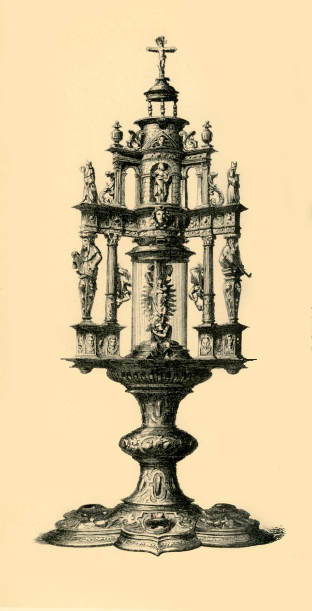 蒙斯特朗斯（Monstrance），16世纪末，1881年。 作者 约翰·沃特金斯